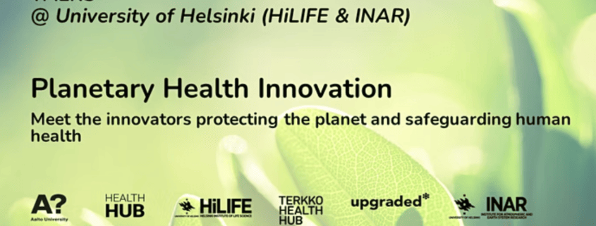 Health Talks event banner 15 June