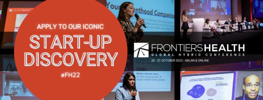 Frontiers Health 2022 Start-up Discovery banner
